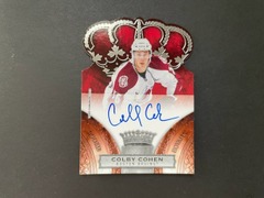 2010-11 Panini Crown Rookie Royalty Auto #152 Colby Cohen 024/499 Die Cut